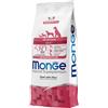 Monge Superpremium Dog Monge All Breeds Adult Monoprotein Manzo con Riso Crocchette per cani - 12 kg