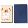 Forletter - Biglietto d'auguri, 15 x 21'5 cm, Compleanno, Loro