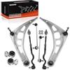 Frankberg 8x Set di bracci trasversali Compatibile con Serie 3 Compact E46 Serie 3 Touring E46 Serie 3 E46 Serie 3 Cabriolet E46 Z4 R.o.a.d.s.t.e.r E85 Replace# H134329