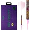 CUESOUL Pink Lady Cocktail 19g Set di Freccette con Punta Morbida al 90% in tungsteno con Rifiniture con Pittura a Olio e voli ROST di Colore sfumato