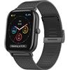 YASPARK Cinturino Compatibilità con Amazfit GTS 4/Amazfit GTS 3/Amazfit GTS 2/Amazfit GTS, 20mm Cinturino Acciaio Inossidabile Cinturino per Amazfit GTS 4 Mini, 2 Mini, Bip, Bip Lite, Bip S, Bip U