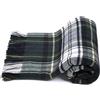MA.AL.BI 1947 Plaid scozzese 100% pura lana misura 150X180 cm (verdone), consegnato in scatola regalo.