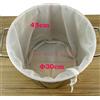 Generic3 Sacchetti per Birra filtranti, Sacchetti filtranti Bianchi a Maglia fine con Diverse Dimensioni riutilizzabili per Tutti i Chicchi di Birra, pressa per Vino, Cordino, infusione in Borsa (3045)