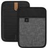 BONTHEE Cotone resistente al calore e antiscivolo per cucinare e cuocere Accessori da cucina - Set di 2 - Nero