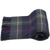 MA.AL.BI 1947 Plaid scozzese 100% pura lana misura 150X180 cm (verdone giallo)