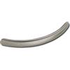 Accuride MG.35096.20 - Maniglia per il team tecnico Meissa LA 96 mm, larghezza 108 mm, manico curvo, in acciaio inox spazzolato, colore: Argento