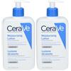 CeraVe Lozione Idratante Corpo Pelle da Secca a Molto 473 ml Set 2 2x473