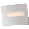 Ambiente Luce Ambiente e Design Applique LED (6W, 4000K) in metallo a lastra bianca 12x20 cm. - HORIZON