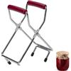 Westmark Pinza per barattoli per conserve, Per vasetti di diametro fino a 18 cm, Acciaio cromato/Plastica, Argento/Rosso, 10532270