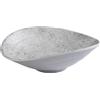 APS Element ciotola ovale cm 17,5x15,5x5,5h melamina grigio decoro cemento (minimo 12 pezzi)