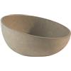 APS Element ciotola obliqua Ø cm 22x6-10,5h in cemento 1,1 litri piedi antiscivolo