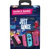 Subsonic Just Dance 2023, Dance band ufficiale, Polsino elastico regolabile per controller JoyCon con alloggiamento per Joy-Con nintendo Switch, Rosa