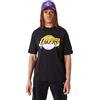 NEW ERA NBA DRIP LOGO OS TEE LOS ANGELES LAKERS T-Shirt Basket Uomo