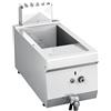 Ristoattrezzature Modello: 11194001074060,Friggitrice a gas 8 lt da banco 1 vasca 6.7 kW