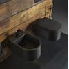 Ceramica Flaminia Wc Astra Goclean Sospeso Carbone - Sedile in Termoindurente: SENZA SEDILE