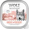 Wolf of Wilderness Adult 6 x 300 g umido per cane - Great Desert - Tacchino