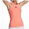 Adidas Y-Tank Canottiera Tennis C/Reggiseno Salmone Donna