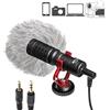 Boya BY-MM1 - Mini microfono a condensatore elettrico + clip in alluminio per iPhone 6/6 Plus/5/5 Plus Samsung Huawei Smartphone Video Sound Recording