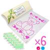 Lovabear Bustine Corredino Ospedale Lovabear Orso Rosa 6 pz.
