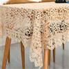 DAKEUR Orgoglioso tovaglia Ricamata caffè Leggero Rosa tavolino in Pizzo Europeo tovaglia Decorazione per la casa tovaglia Rettangolare copritavolo Beige 150x220 cm