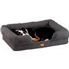Ferplast Cuscino per Cani, Cuccia Ortopedica per Cani, Materasso Cane MEMOR-ONE L Memory Foam, Sfoderabile Rivestimento Removibile, Lavabile, Taglia Grande, 93 x 73 x h 22,5 cm