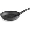 LACOR 26822 Java Antiadherente, Sartén de Aluminio Forjado, Apta para Todas Las Cocinas, Difusor Full Induction, Ecológica y Libre de PFOA, 22cm, Negro
