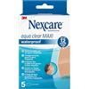 Nexcare Cerotti ImpermeabiliAqua Clear MAXI, 60 mm x 88 mm,confezione da 5 pezzi