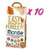 MONGE Easy Green lettiera vegetale 100% mais 10lt x10 sacchettii