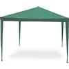 Linea Garden Friend G1617001 Gazebo 3 x 3 m Struttura in acciaio copertura in pe 110 gr/m² Verde