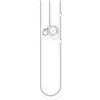 Thomas Sabo Charm Club Collana da Donna in Argento Sterling 925 e Argento, Argento, X0278-001-21-L45v