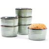 Henten Home Stampi per Soufflé, Ciotole da Dessert in Ceramica da 6 x 240 ml, Pirottini da Soufflé in Porcellana per Muffin, Cupcake e Budini - Glassa di Reazione, Verde