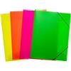 HERMA 19702 - Cartellina portadocumenti, formato A3, traslucido, confezione da 12 pezzi, in plastica, con alette interne ed elastico, in plastica, per ragazzi e ragazze