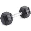 Diamond Professional Manubrio esagonale gommato diamond da 4 kg