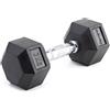 Diamond Professional Manubrio esagonale gommato diamond da 7 kg