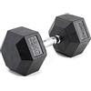 Diamond Professional Manubrio esagonale gommato diamond da 25 kg