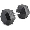 Diamond Professional Manubrio esagonale gommato diamond da 27,5 kg