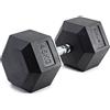 Diamond Professional Manubrio esagonale gommato diamond da 45 kg
