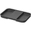 NINKA Coperchio singolo Eins2top piccolo, coperchio per pattumiera 4,2/5,5/8 litri, plastica grigio scuro