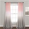 Lush Decor Umber Fiesta Room Darkening Tende oscuranti per Finestra, Set per Soggiorno, Sala da Pranzo, Camera da Letto (Coppia), Poliestere, Blush e Grigio, W 52 x L 84 (1 Panels), 2 unità