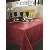 CALITEX Electra - Tovaglia in poliestere, 140 x 250 cm, colore: Rosso