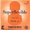 Thomastik-Infeld Corda per Viola 3/4 Superflexible - corda Sol nucleo acciaio, rivest. cromo, media