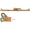 ROBUR-BETA Fascia di ancoraggio a cricchetto con ganci per sponda portata 2000Kg Robur 8182S (8,5m)