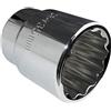 AERZETIX - Chiave a bussola/Punta - Corto - 3/4x35mm - per avvitatura/cricchetto manuale/pneumatico - Corpo cilindrico - 12 lati/bi-esagonale - in acciaio CR-V - C45067