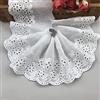 CENPEK Nastro in pizzo per cucito, ricamo, passamaneria, bordatura, abbellimenti e artigianato, lunghezza 13,1 m, larghezza 8 cm, colore: bianco