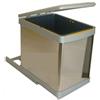 RP Italia Pattumiera INOX estraibile per cucina 1 secchio 16L raccolta differenziata - scorrevole -281