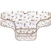 Lässig Set di bavaglini a maniche lunghe (2 pezzi) per allacciare la protezione del ricevitore/Long Sleeve Bib Little Mateys royal blue