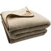 Alpenwolle, Coperta in Lana di Alpaca (20%) e Merino (80%) - Copriletto 200 x 200 cm