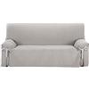 Martina Home Milan - Copridivano con Fiocchi, Grigio, 4 posti