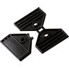 Tenax Clips Rete 8 cm Nero, Scatola da 500 Clips, Clips per Il Fissaggio di reti tessute frangivista e ombreggianti
