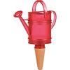Scheurich Nelly - Dispenser di acqua | 1 x rosso | capacità 110 ml | sfera di irrigazione piccola con base argilla | dispenser acqua piante e fiori in terracotta